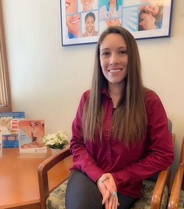 Ashlee, insurance and financial coordinator for K.I.S.S. Dental Care